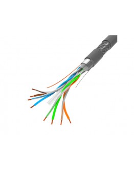 Lanberg LAN cable CAT.6 sftp 305m solid cu grey cp