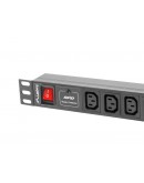Lanberg power distribution unit (PDU) 191U 10A 10 