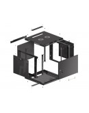 Lanberg rack cabinet 19 wall-mount 9U/600x600 for 
