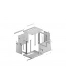 Lanberg rack cabinet 19 wall-mount 9U/600x450 with
