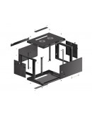 Lanberg rack cabinet 19 wall-mount 6U/600x450 for 