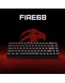 Madlions професионална геймърска механична клавиатура Professional Gaming Mechanical Keyboard FIRE 68 RGB - 8K, Gateron Dual-Rail Magnetic Switches [Linear], R