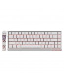 Madlions професионална геймърска механична клавиатура Professional Gaming Mechanical Keyboard MAD 68 R White- 8K, Kunlun Magnetic Switches [Linear]