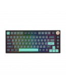 VGN професионална геймърска механична клавиатура Professional Gaming Mechanical Keyboard N75 RGB Caribbean Blue - Power Purple Switches [Tactile]