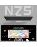 VGN професионална геймърска механична клавиатура Professional Gaming Mechanical Keyboard N75 RGB Caribbean Blue - Power Purple Switches [Tactile]