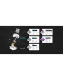 VGN професионална геймърска механична клавиатура Professional Gaming Mechanical Keyboard N75 RGB Caribbean Blue - Power Purple Switches [Tactile]