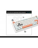 VGN професионална геймърска механична клавиатура Professional Gaming Mechanical Keyboard N75 RGB Caribbean Blue - Power Purple Switches [Tactile]