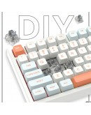 VGN професионална геймърска механична клавиатура Professional Gaming Mechanical Keyboard N75 RGB Caribbean Blue - Power Purple Switches [Tactile]