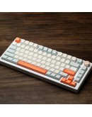 VGN професионална геймърска механична клавиатура Professional Gaming Mechanical Keyboard N75 RGB Jelly Orange - Power Silver Switches [Linear]