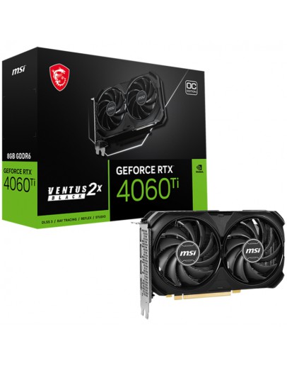MSI Video Card Nvidia GeForce RTX 4060 Ti VENTUS