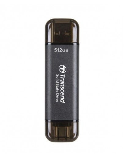 Transcend 512GB, External SSD, ESD310C, USB 10Gbps