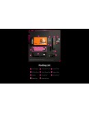 ATK професионална геймърска механична клавиатура Professional Gaming Mechanical Keyboard RS6 Ultra - 8K, Gateron Jade Gaming [Linear] - Sakura Warrior