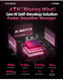 ATK професионална геймърска механична клавиатура Professional Gaming Mechanical Keyboard RS6 Ultra - 8K, Gateron Jade Gaming [Linear] - Sakura Warrior