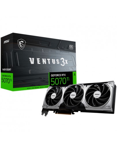 MSI Video Card Nvidia GeForce RTX 5070 Ti 16G
