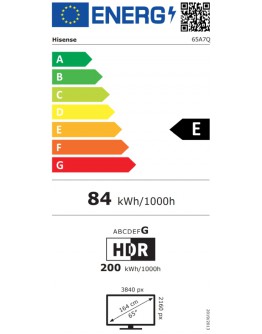 Hisense 65 A7Q, 4K Ultra HD 3840x2160, QLED, HDR 1