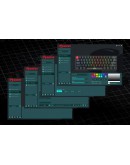 Marvo механична геймърска клавиатура Gaming Mechanical keyboard Saber 61 KG933G White - 61 keys, Red Switches [Linear]