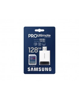 Samsung 128GB SD Card PRO Ultimate with USB Reader