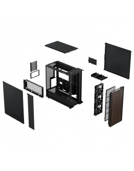 FD NORTH XL CHARCOAL BLACK