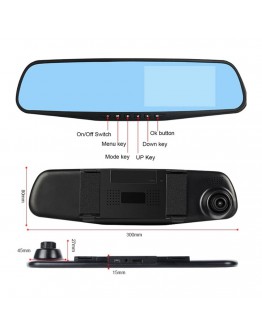 Видеорегистратор огледало за автомобил, No brand XL600, 4.19 Видеорегистратор огледало за автомобил, No brand XL600, 4.19