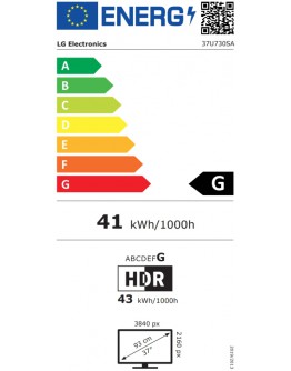 Монитор LG 37U730SA-W, 37 Smart  webOS 4K, IPS AG, DCI-P3 