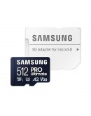 Samsung 512GB micro SD Card PRO Ultimate with Adap