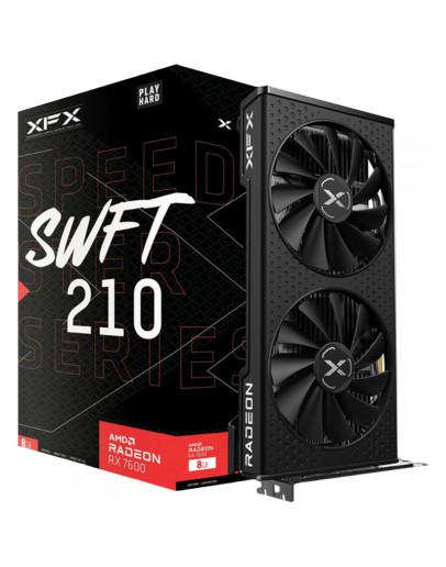 XFX SPEEDSTER SWFT 210 AMD Radeon RX 7600 8 GB