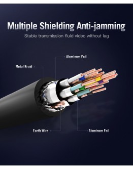 Vention Кабел HDMI v2.0 M / M 4K/60Hz Gold - 3M Black - AACBI