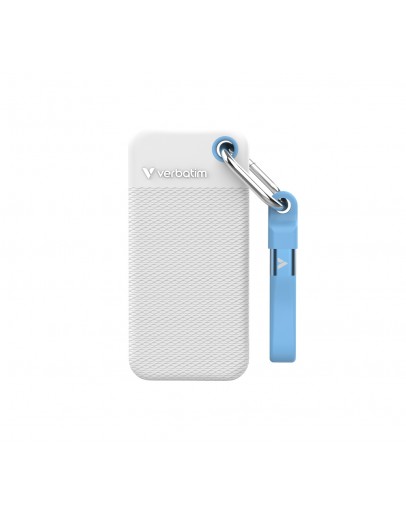 Verbatim Pocket SSD USB 3.2 Gen 2 1TB White/Light 
