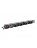 Lanberg power distribution unit (PDU) 191U 16A 7 S