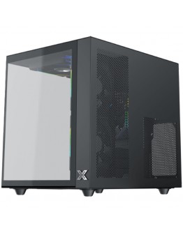 Aqua M Lite (BK, MATX, U3x1 & U2x1, Front & Left