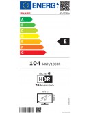 Sharp 75FQ5EM2, 75 QLED Google TV, 4K Ultra HD 144
