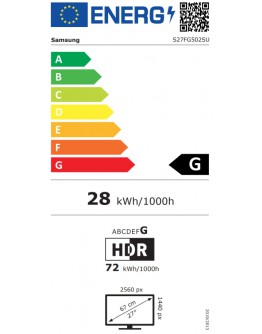 Монитор Samsung 27FG502 27 Odyssey G5 QHD IPS 180Hz 1ms 25